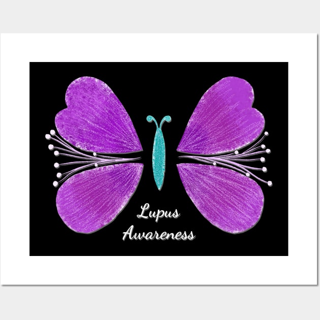 Lupus Awareness Wall Art by Happimola